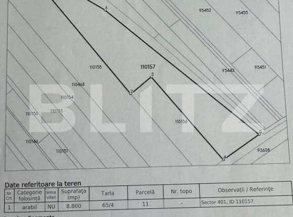 Teren de vânzare Unirea - 159876TV | BLITZ Bistriţa | Poza1
