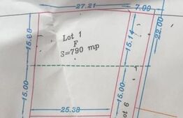 Teren intravilan de vanzare, 790 mp, Bistrita