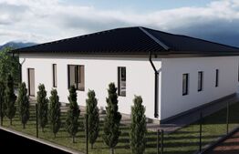 Casă modernă pe un singur nivel, 4 camere, 120 mp, Bistrita