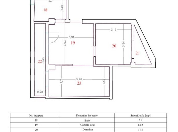 Apartament de vânzare 2 camere Decebal - 171315AV | BLITZ Bistriţa | Poza2