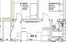 Apartament 3 camere, 2 bai,  decomandat Calea Moldovei ”la cheie”