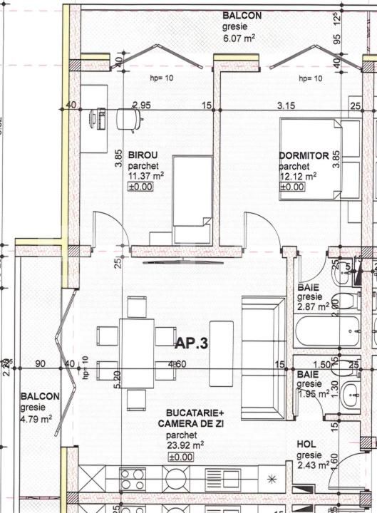Apartament de vânzare 3 camere Calea Moldovei - 172871AV | BLITZ Bistriţa | Poza3