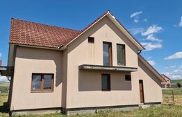 Casa noua, semifinisata, 56 ari teren, zona de exterior Est ( 10 km)