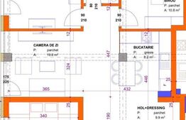 Apartament vanzare, 3 camere, 69 mp- bloc nou, et 1, centru
