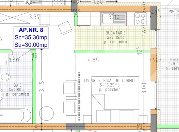Apartament de vânzare 2 camere Sud - 181283AV | BLITZ Bistriţa | Poza1