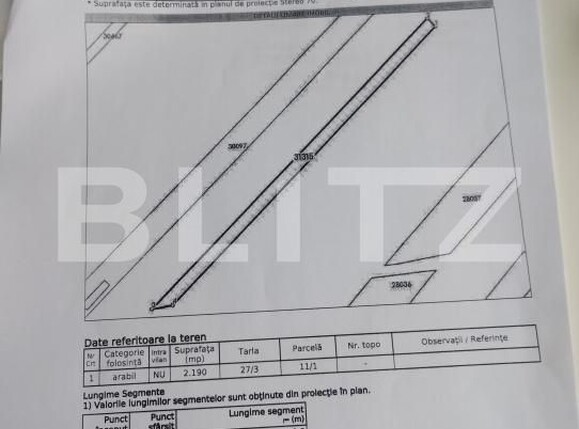 Teren de vânzare Exterior Sud - 184808TV | BLITZ Bistriţa | Poza2