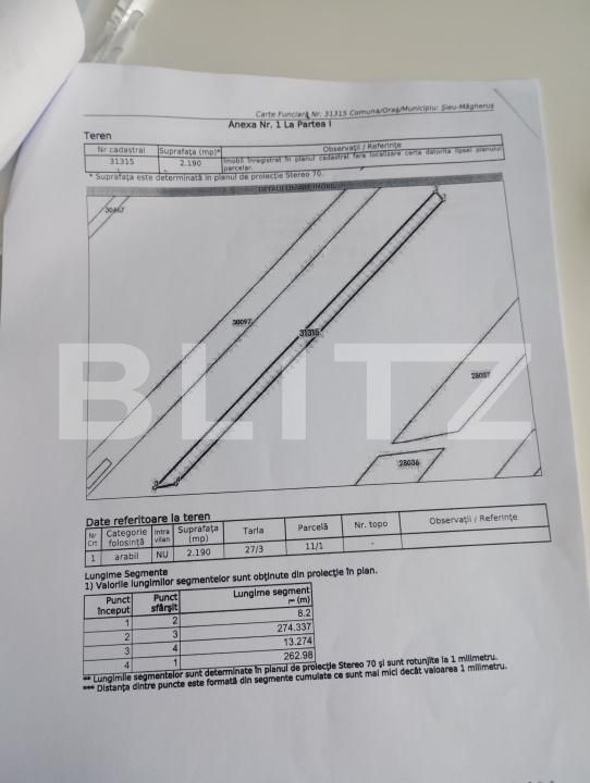 Teren de vânzare Exterior Sud - 184808TV | BLITZ Bistriţa | Poza2