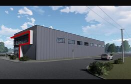 Teren cu potențial de investiție – pregătit pentru construcție hală 