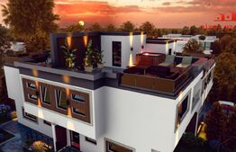 Apartament spațios 110 mp, 2 parcări, terasă și curte, finisat 