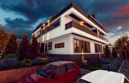 Apartament spațios 110 mp, 2 parcări, terasă și curte, finisat 