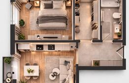 Apartament cu 2 camere de vânzare | Etajul 1 | Bloc nou – Calea Moldovei