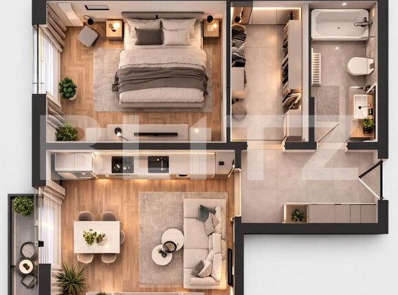 Apartament de vânzare 2 camere Calea Moldovei - 192349AV | BLITZ Bistriţa | Poza1