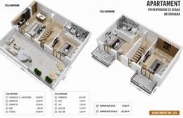 Penthouse cu terasă generoasă și finisaje premium 