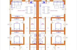 Duplex modern, 4 camere, 107 mp, Aerodrom