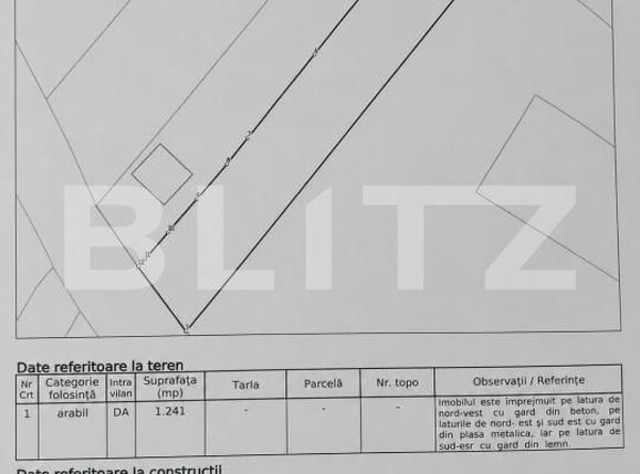 Teren de vânzare Cetății - 195709TV | BLITZ Bistriţa | Poza3