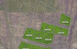Teren/ Parcele intravilane 500-540 mp, zona LEONI – utilități la limită