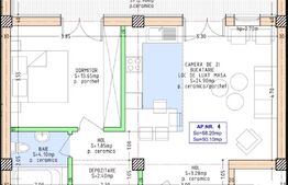 Apartament modern cu 2 camere | Parter | Bloc nou