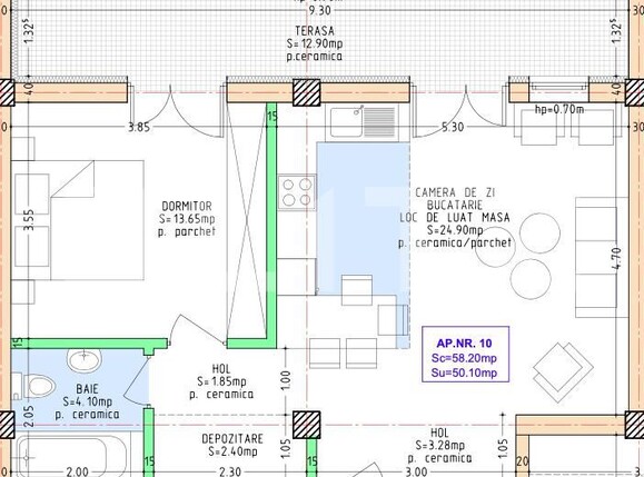 Apartament de vânzare 2 camere Independenței - 198203AV | BLITZ Bistriţa | Poza1