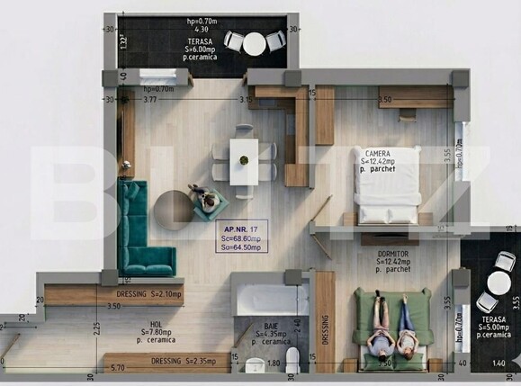 Apartament de vânzare 3 camere Est - 198204AV | BLITZ Bistriţa | Poza5