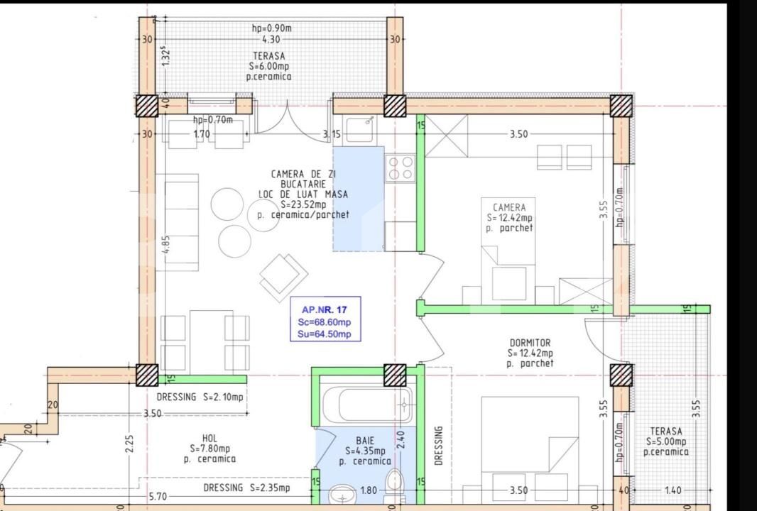 Apartament de vânzare 3 camere Est - 198204AV | BLITZ Bistriţa | Poza6