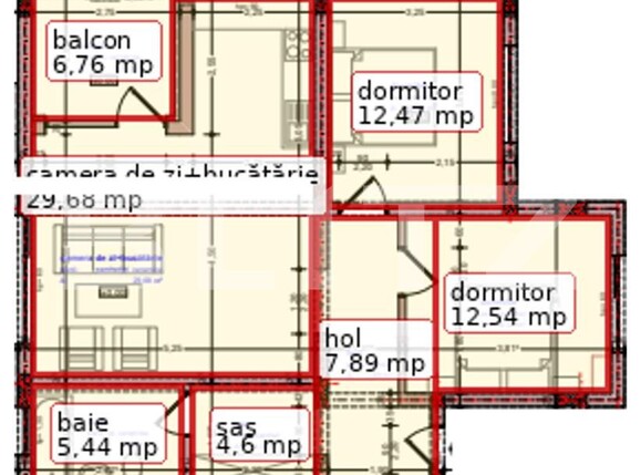Apartament de vânzare 3 camere Est - 199135AV | BLITZ Bistriţa | Poza2