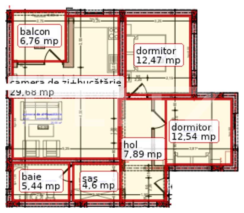 Apartament de vânzare 3 camere Est - 199135AV | BLITZ Bistriţa | Poza2