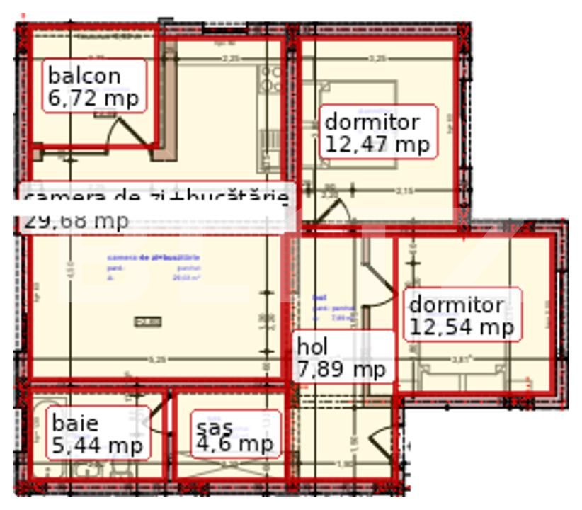 Apartament de vânzare 3 camere Est - 199139AV | BLITZ Bistriţa | Poza3