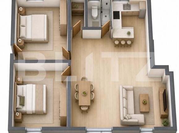 Apartament de vânzare 3 camere Est - 199221AV | BLITZ Bistriţa | Poza1