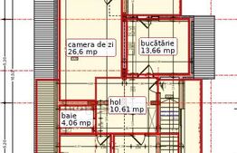 Apartament cu 4 camere și terase ample, 128,89 mp total
