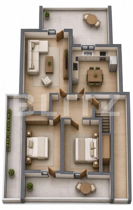 Apartament de vânzare 4 camere Est - 199223AV | BLITZ Bistriţa | Poza2
