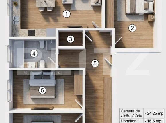 Apartament de vânzare 4 camere Est - 199252AV | BLITZ Bistriţa | Poza1