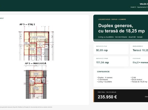 Apartament de vânzare 4 camere Est - 199253AV | BLITZ Bistriţa | Poza2