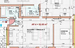 Apartament 2 camere, bloc nou, zona Giulia 
