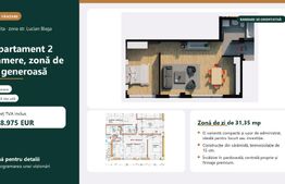 Apartament 2 camere, bloc nou, zona Giulia 