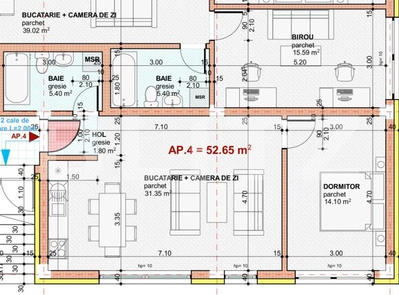 Apartament de vânzare 2 camere Calea Moldovei - 201462AV | BLITZ Bistriţa | Poza2
