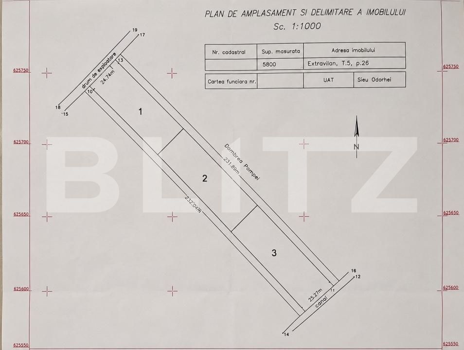 Teren de vânzare Exterior Vest - 201598TV | BLITZ Bistriţa | Poza2