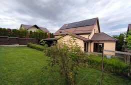 Casă premium P+E+M cu sistem fotovoltaic 15 kW, teren de 700 mp