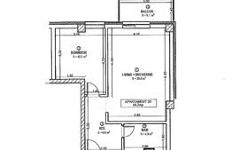 Apartament 2 camere, decomandat, etaj 3, în bloc nou finalizat