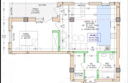 Apartament cu 2 camere, 50.56 mp, zona Independentei