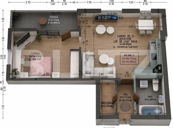 Apartament de vânzare 2 camere Independenței - 202693AV | BLITZ Bistriţa | Poza7