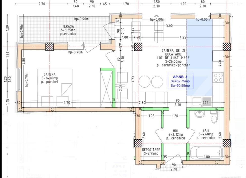 Apartament de vânzare 2 camere Independenței - 202693AV | BLITZ Bistriţa | Poza8