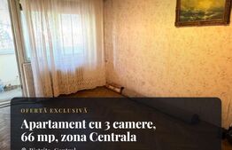 Apartament cu 3 camere, 66 mp, zona Centrala