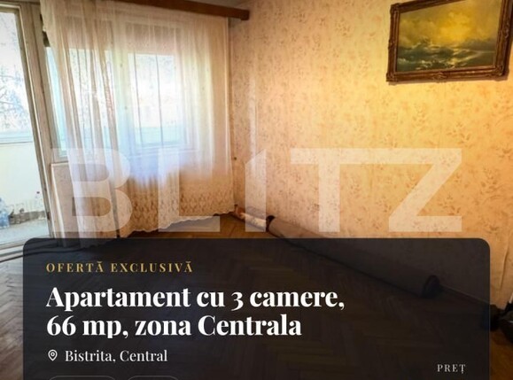Apartament de vânzare 3 camere Central - 203775AV | BLITZ Bistriţa | Poza1