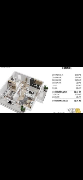 Apartament de vânzare 3 camere Centura - 204654AV | BLITZ Bistriţa | Poza4