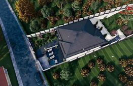 Casa la rosu, Demisol+Parter+Etaj, 223 mp, teren 10 ari 