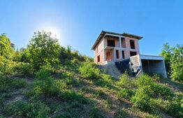 Casa la rosu, Demisol+Parter+Etaj, 223 mp, teren 10 ari 