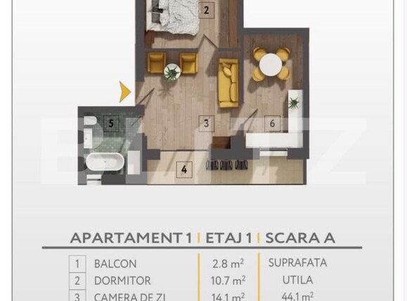 Apartament de vânzare 2 camere Decebal - 205456AV | BLITZ Bistriţa | Poza10