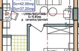 Apartament 2 camere, 37.20 mp, zona Aurel Vlaicu