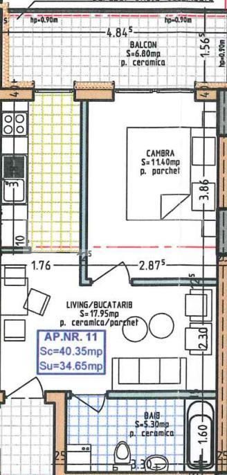 Apartament de vânzare 2 camere Nord - 206178AV | BLITZ Bistriţa | Poza4