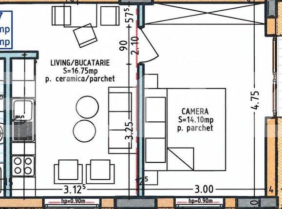 Apartament de vânzare 2 camere Nord - 206192AV | BLITZ Bistriţa | Poza10